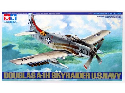 Tamiya - Douglas A-1H Skyraider U.S. Navy, 1/48, 61058