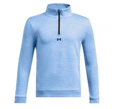 New Under Armour Storm Golf Drive Midlayer Pullover Quarter-Zip Youth XL Blue