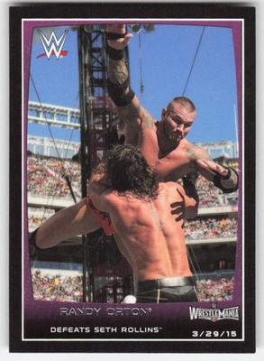 2015 Topps WWE Road to Wrestlemania Randy Orton #104