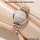 For Garmin Lily 2 14mm Metal Stainless Steel Watch Band Replacement Wrist Strap
