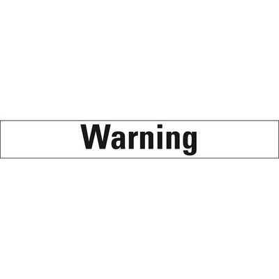 Aufkleber Signalwort Warning Folie selbstklebend 37x15mm 30/Bogen GHS-Verordnung
