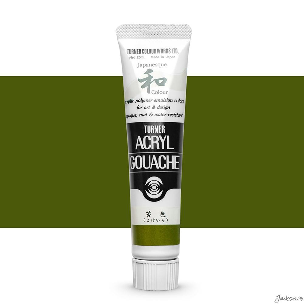 Turner Japanesque Acrylic Gouache Paint 20ml Water-Resistant Matte Layering