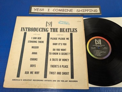 BEATLES: Introducing The Beatles -1964 LP Vee Jay Color Band VG