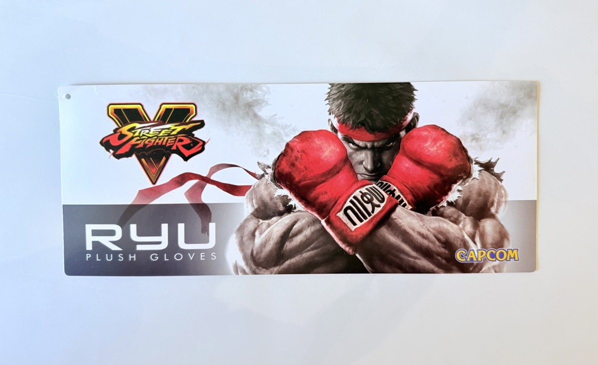 Street Fighter V 5 Ryu Plush Gloves Capcom Multiverse Studio | eBay