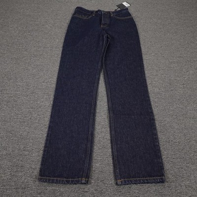 The Kooples Jeans Womens 28 Blue Brut Denim High Rise Straight Raw Casual 28x31