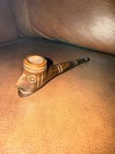 Carved Wooden Tobacco Pipe, Pacific Island Oceanian Style, Estate Collectible — photo 7