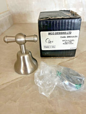 MICO DESIGNS 'Allure' Satin Nickel double Robe Hook Satin Nickel - NEW