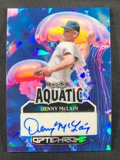 2025 Leaf Optichrome DENNY MCLAIN Aquatic Auto! Jellyfish Crystal! #'d 1/1!
