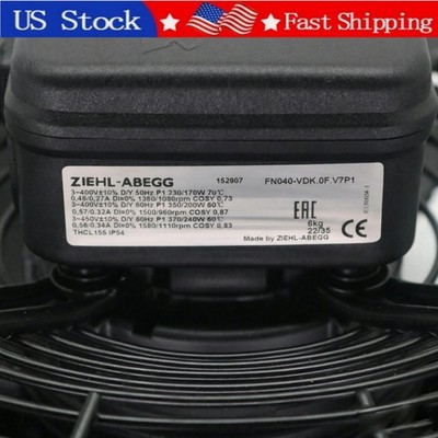 1PCS Brand New ZIEHL-ABEGG FN040-VDK.0F.V7P1 400V Axial-Flow Fan  Fast Shipping