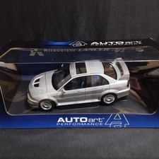 Autoart Mitsubishi Lancer Evolution VI 1/18 Diecast Car Silver Limited