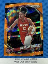 2025 #42 Damiris Dantas Panini Prizm WNBA Orange Ice Prizm Fever