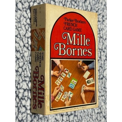 Vintage 1971 Mille Bornes Card Game Parker Brothers No. 13 French Card Game