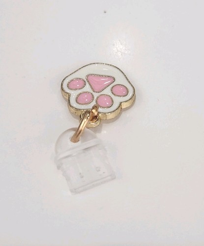 Jolie patte de chat type C bouchon à poussière accessoire breloque - Photo 3 sur 4