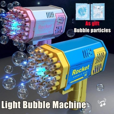 40-Hole Bubble Gun for Kids - Fully Automatic Electric Bubble Machine