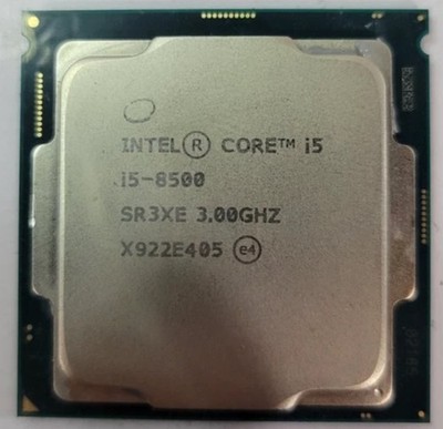 Intel Core i5-8500 (8th Gen) 3.00GHz 6-Core Desktop CPU LGA1151 SR3XE -QTY AVL!