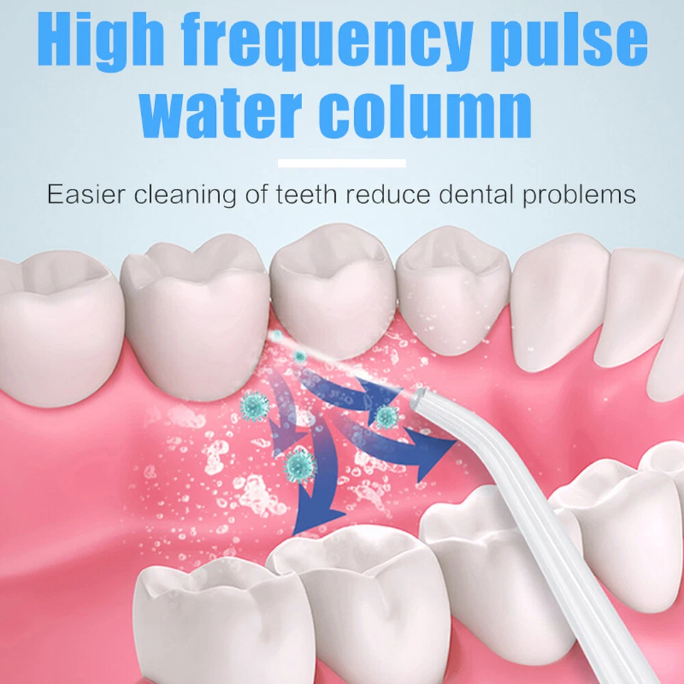 Nuevo irrigador oral dental inalámbrico con hilo dental limpiador de dientes de viaje selección de hilo dental Foto 2 de 4