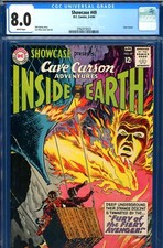 Showcase #49 CGC 8.0 - featuring Cave Carson - Elias cover & art - WHITE PAGES