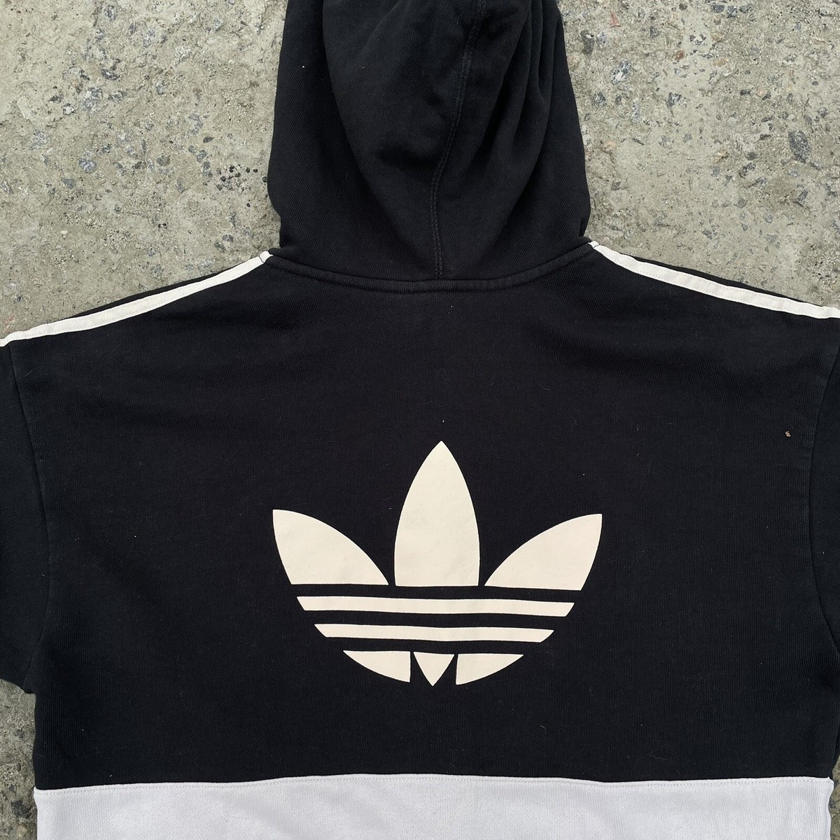 トップス 90s archive adidas zip up hoodie y2k tec adidas Originals 90's Vintage Zip Up Hoodie Back Print Hood