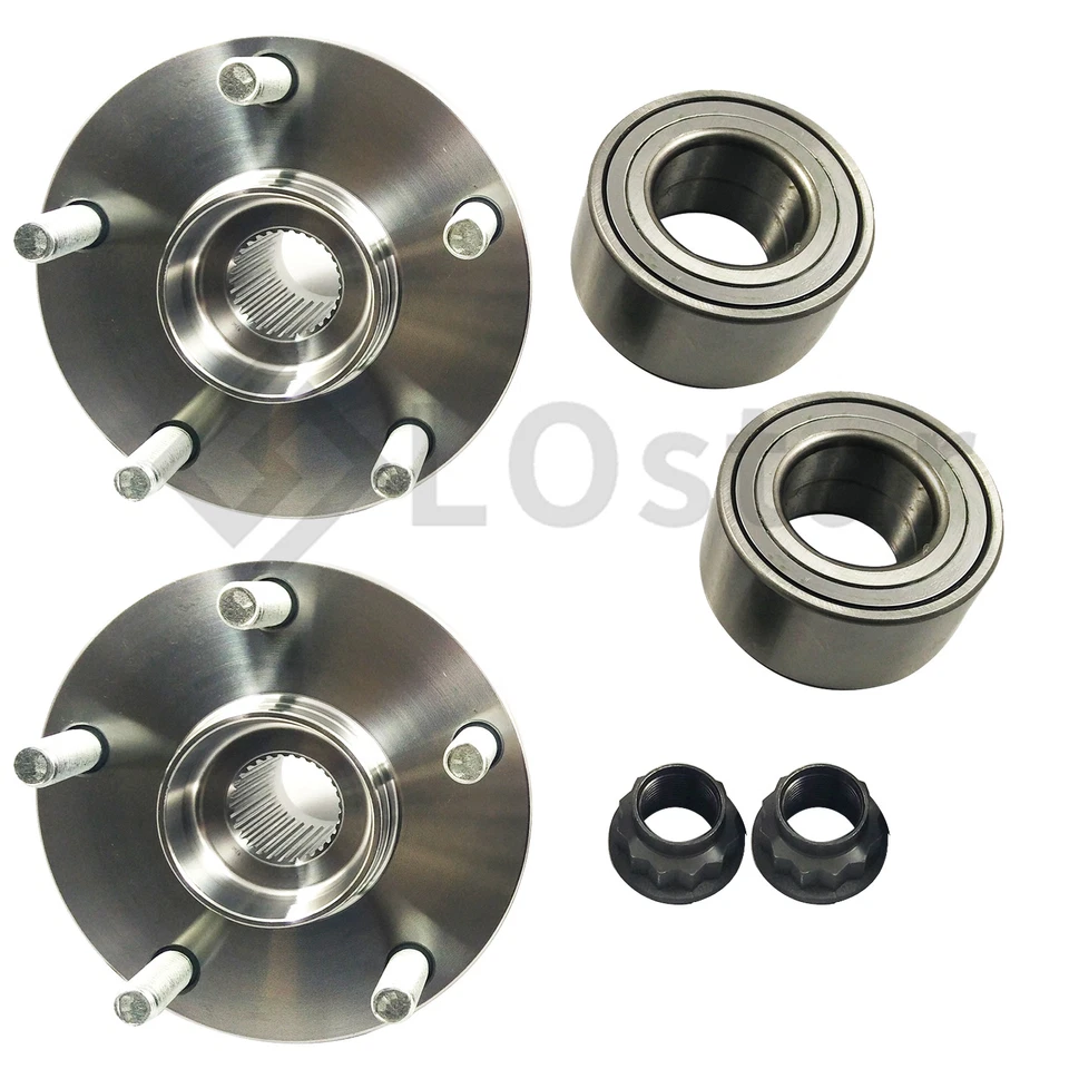 Pair(2) Front Wheel Hub & Bearing Fits Lexus RX350 RX450h Toyota Highlander Foto 3 de 3