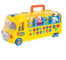 Pororo and Friends School Bus Toy TV Cartoon Character Korean Song For Baby Kids