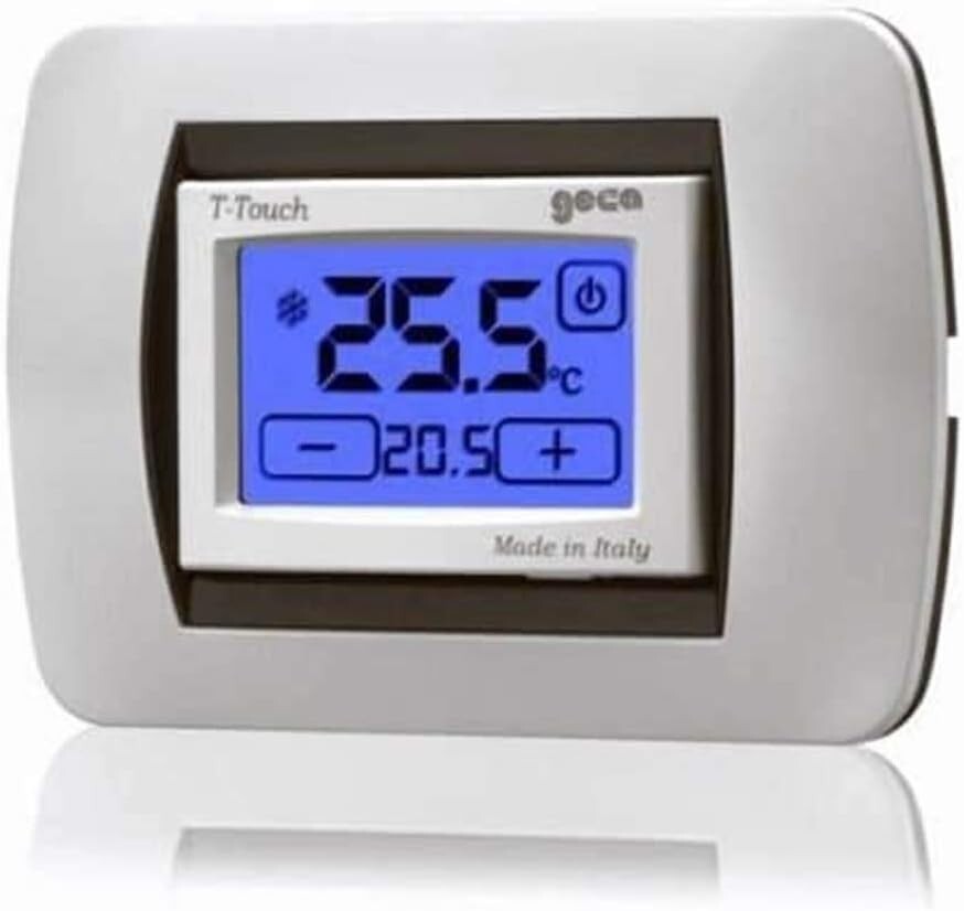 TERMOSTATO INCASSO TOUCH SCREEN DIGITALE BIANCO GECA 35301652