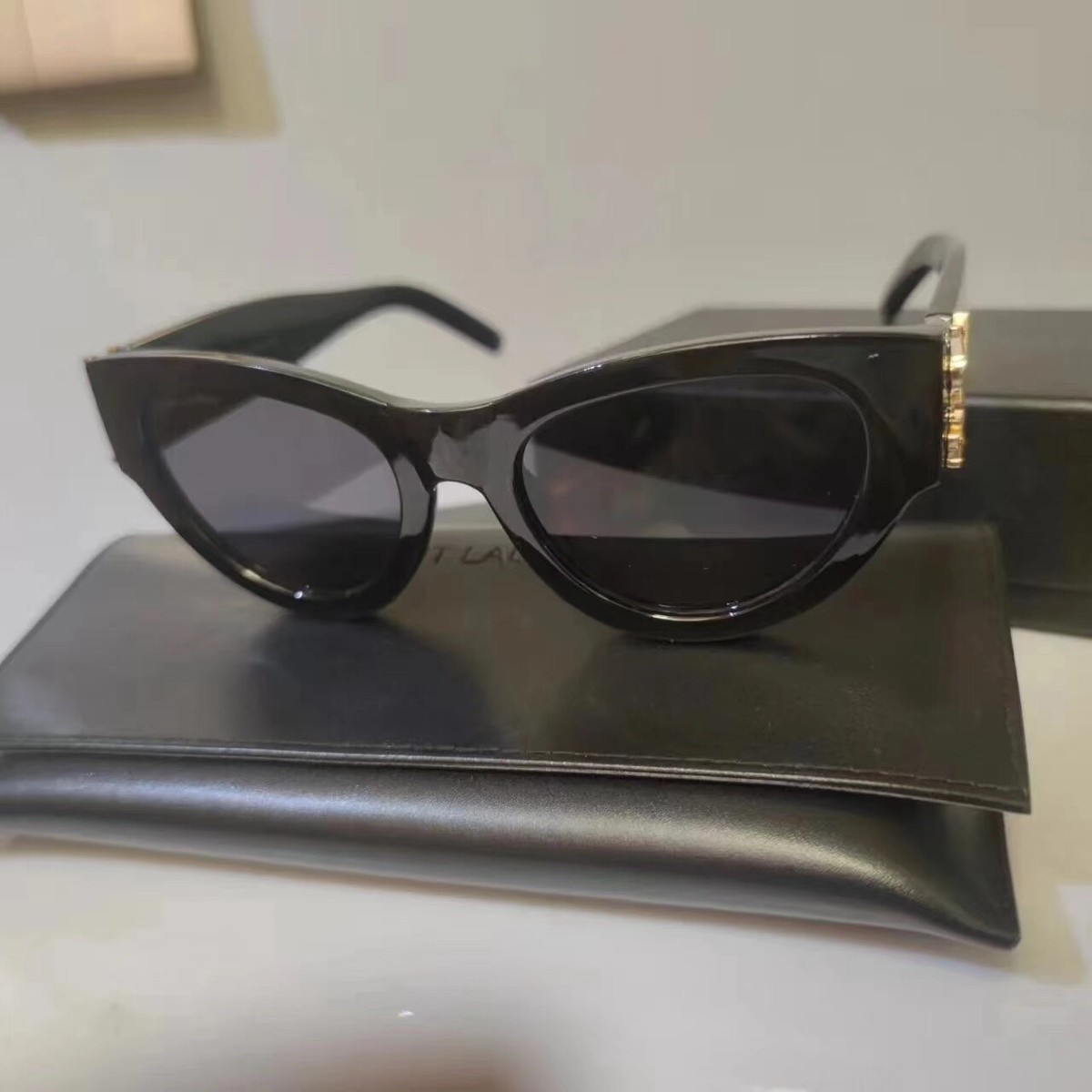 Saint&Laurent SL Cat-eye Sunglasses Female Retro Fashion