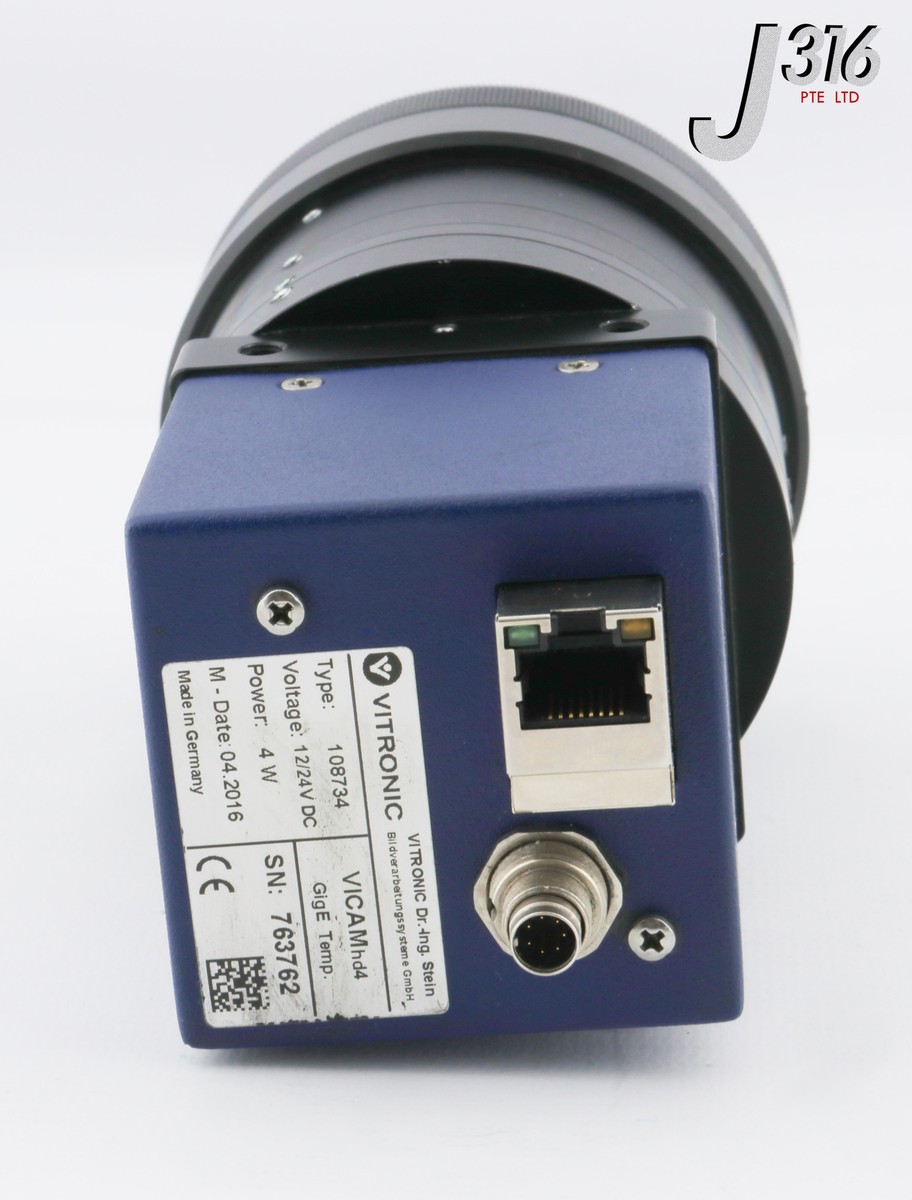 26949 VITRONIC VICAM HD4 GIGE TEMP W/ SCHNEIDER COMPONON-S 4/80