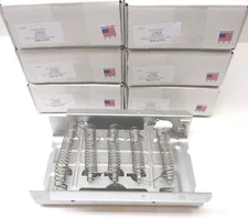 279838 6 Pack for Whirlpool Roper & Kenmore Dryer Heater Heating Element Coil