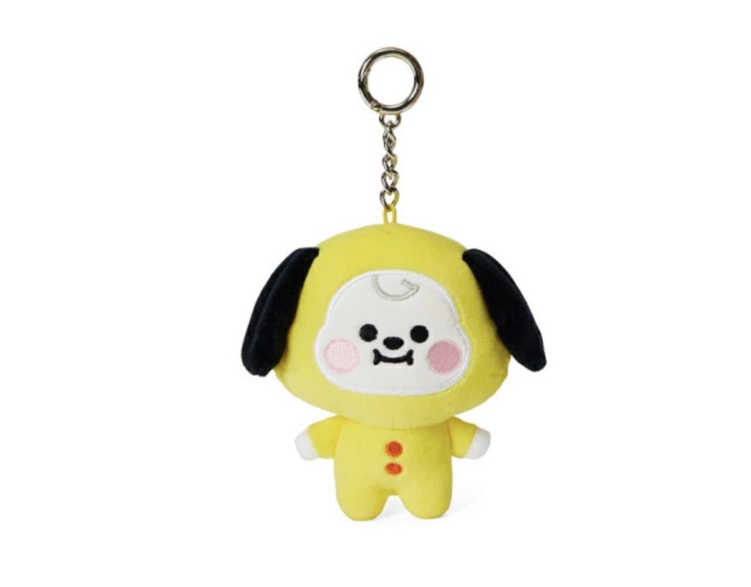 BTS BT21 CHIMMY Baby 11cm Body Bag Charm Plush Doll Keyring Key Chain