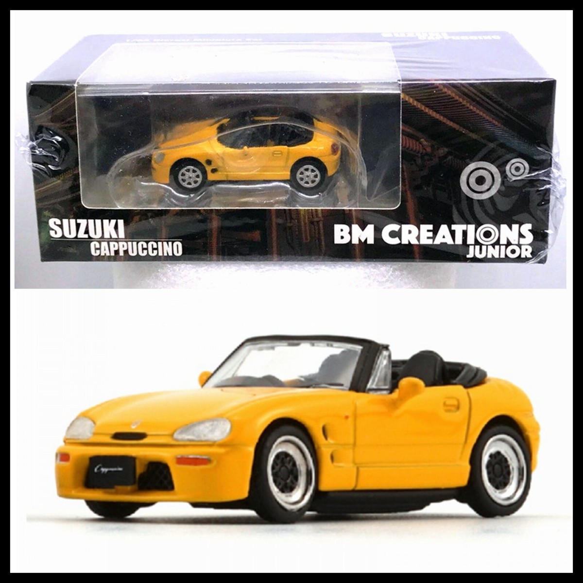 BM Creation BMC 1/64 Suzuki 1998 Cappuccino YELLOW NEW (RHD) | eBay