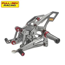 FULL-REV For KTM 1290 SUPER DUKE/R 14-20 Adjustable Rearset Foot Pegs Footrests