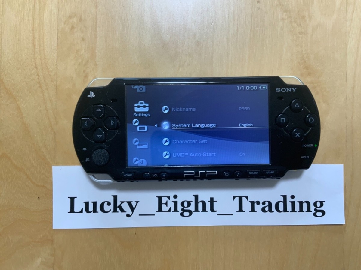 PSP 2000 Piano Black Console only No Battery [H] | eBay
