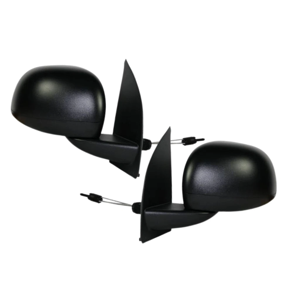 Coppia Specchi Retrovisori DX-SX per FIAT Panda 169 2009-2012 Meccanici (NERI) - Image 2 of 4