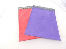 100 Pink Purple 12x15 Flat Poly Postal Mailer Envelopes, Self Seal USPS Shipping