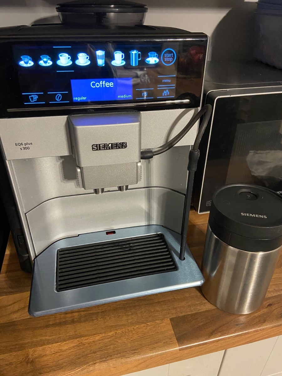 Siemens EQ6 s300 Bean To Cup Coffee Machine with filters and