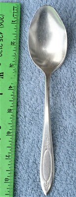 Oneida Community Adam pattern silver plate Serving Spoon  w/some plating wear