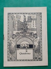 QUADERNO NUOVO, EPOCA FASCISTA: BOLOGNA, FONTANA DI NETTUNO, STEMMA E FASCIO