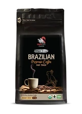 Coffee aroma - BRAZILIAN WHOLE BEANS COFFEE ORGANIC - pure organic coffee 1 Pack