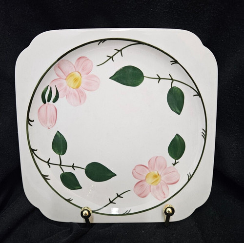 Villeroy Boch Wildrose Platte Servierplatte eckig Mikrowellenteller 18x18cm