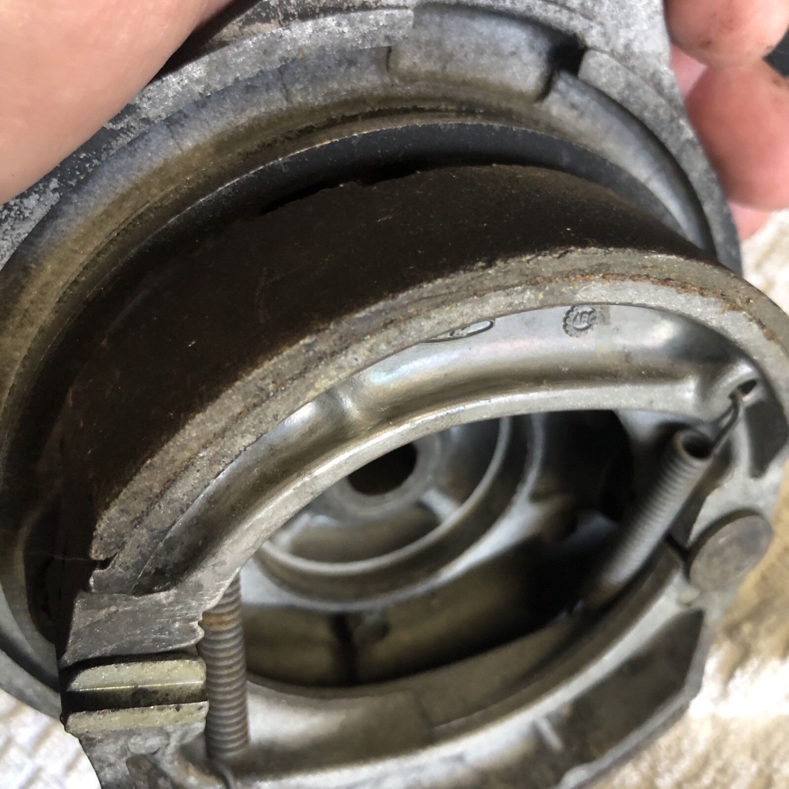 7382 Honda Xr80 Xr75 Xl75 Xl 80 Xr100 Rear Hub And Backing Plate With