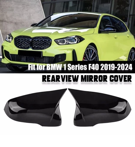 BMW 1 Series F40 Gloss Black Rear Wing Mirror Cover Cap Replacement 2020+ M135i