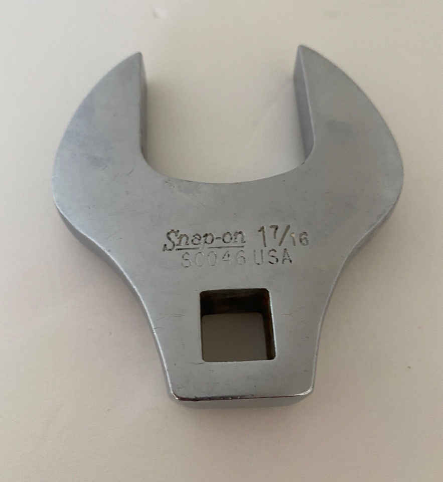 SnapOn Tools 1/2" Drive 17/16" OpenEnd Crowfoot Wrench SCO46 eBay