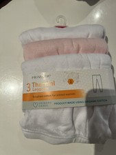 Girls 3 Pack Thermal Leggings Age 4-5 years
