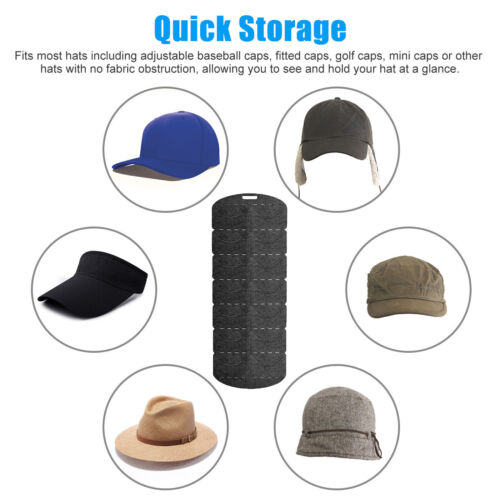 14 Hat Rack Organizer Baseball Holder Storage Hanger Door Wall Coat Caps Stands - Picture 5 of 12