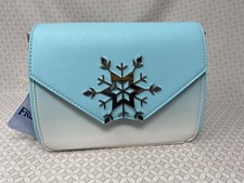 Loungefly Disney Frozen Elsa Snowflake Glitter Crossbody Purse Exclusive Bag
