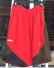 Nike LeBron James sz M Men's Basketball Dri-Fit Training Shorts Red/Green