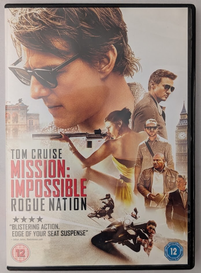 Mission: Impossible - Rogue Nation (DVD, 2015)