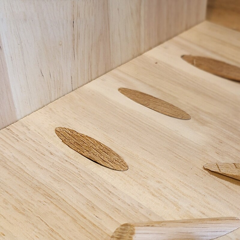 50 Pieces Pocket Hole Wood Plugs Solid/Soft Wood Pine Hole for Pocket