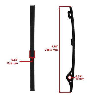 Caltric Cam Chain Tensioner Guide For Polaris Ranger XP 900 2013-2019 Caltric Cam Chain Tensioner Guide For Polaris Ranger XP 900 2013-2019