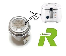 Termostato Laterale 140  Temperatura C  Friggitrice DeLonghi Roto Fry F28533.W1